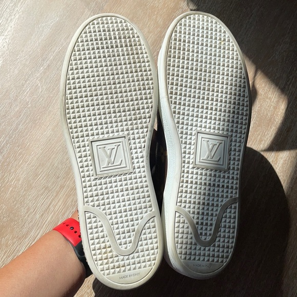 Louis Vuitton Frontrow Logo Sneakers Size 38 - Picture 11 of 16